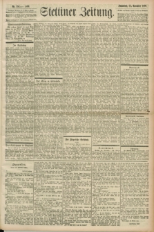 Stettiner Zeitung. 1899, Nr. 353 (25 November)