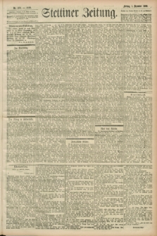 Stettiner Zeitung. 1899, Nr. 358 (1 Dezember)