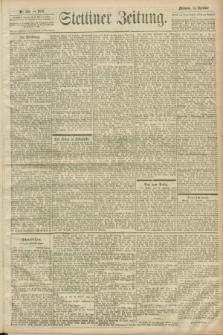 Stettiner Zeitung. 1899, Nr. 368 (13 Dezember)