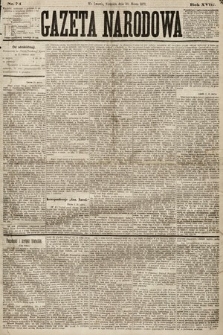 Gazeta Narodowa. 1879, nr 74