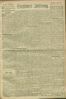Stettiner Zeitung. 1900, Nr. 114 (17 Mai)