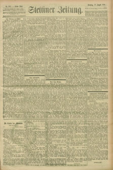 Stettiner Zeitung. 1900, Nr. 193 (19 August)