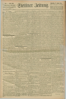 Stettiner Zeitung. 1901, Nr. 8 (10 Januar)
