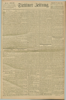 Stettiner Zeitung. 1901, Nr. 10 (12 Januar)