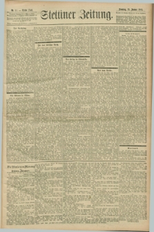 Stettiner Zeitung. 1901, Nr. 11 (13 Januar)