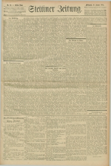 Stettiner Zeitung. 1901, Nr. 13 (16 Januar)