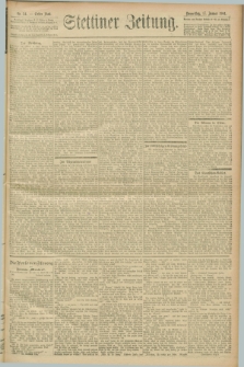 Stettiner Zeitung. 1901, Nr. 14 (17 Januar)