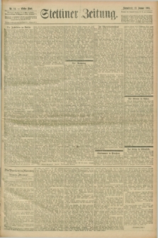 Stettiner Zeitung. 1901, Nr. 16 (19 Januar)