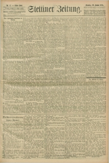 Stettiner Zeitung. 1901, Nr. 17 (20 Januar)