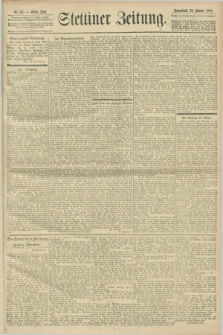 Stettiner Zeitung. 1901, Nr. 22 (26 Januar)