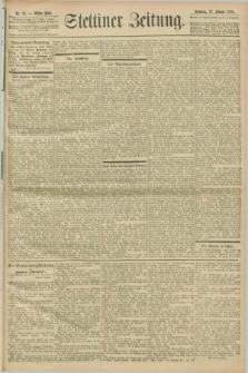 Stettiner Zeitung. 1901, Nr. 23 (27 Januar)
