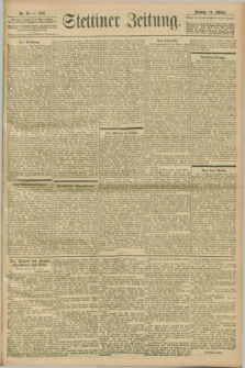 Stettiner Zeitung. 1901, Nr. 35 (10 Februar)