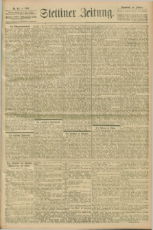 Stettiner Zeitung. 1901, Nr. 40 (16 Februar)