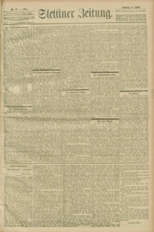 Stettiner Zeitung. 1901, Nr. 87 (14 April)