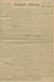 Stettiner Zeitung. 1901, Nr. 178 (1 August)