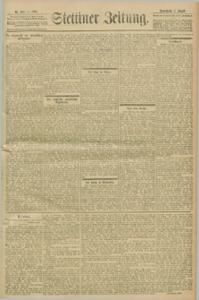 Stettiner Zeitung. 1901, Nr. 180 (3 August)