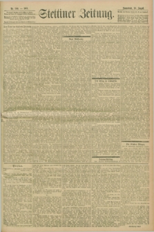 Stettiner Zeitung. 1901, Nr. 186 (10 August)
