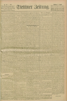 Stettiner Zeitung. 1901, Nr. 187 (11 August)