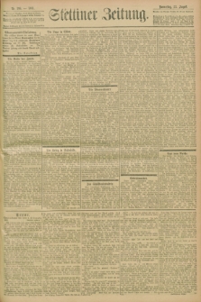 Stettiner Zeitung. 1901, Nr. 196 (22 August)