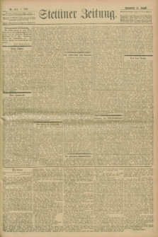 Stettiner Zeitung. 1901, Nr. 204 (31 August)