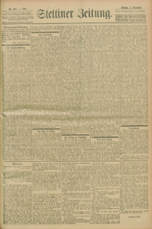 Stettiner Zeitung. 1901, Nr. 205 (1 September)