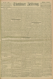 Stettiner Zeitung. 1901, Nr. 207 (4 September)