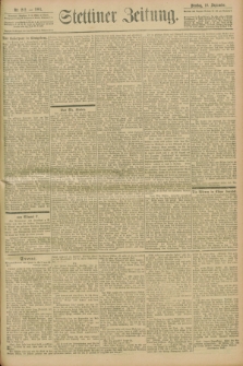 Stettiner Zeitung. 1901, Nr. 212 (10 September)