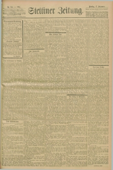 Stettiner Zeitung. 1901, Nr. 218 (17 September)