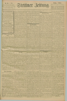 Stettiner Zeitung. 1901, Nr. 230 (1 Oktober)
