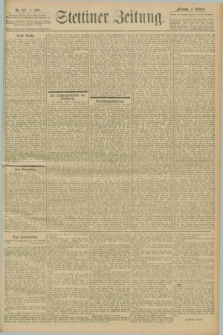 Stettiner Zeitung. 1901, Nr. 231 (2 Oktober)