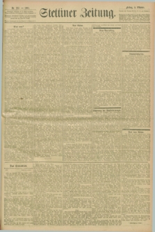 Stettiner Zeitung. 1901, Nr. 233 (4 Oktober)
