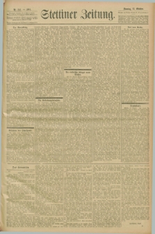 Stettiner Zeitung. 1901, Nr. 241 (13 Oktober)