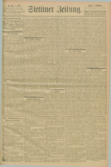 Stettiner Zeitung. 1901, Nr. 257 (1 November)
