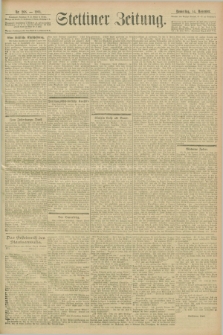 Stettiner Zeitung. 1901, Nr. 268 (14 November)