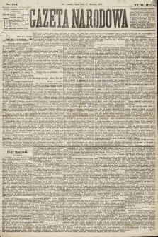 Gazeta Narodowa. 1879, nr 214