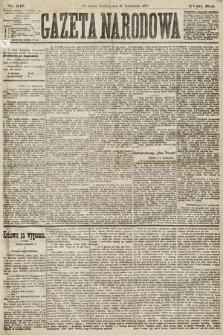 Gazeta Narodowa. 1879, nr 247