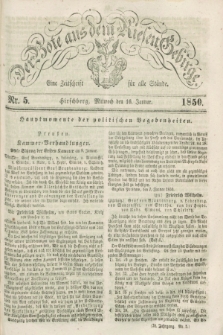 Der Bote aus dem Riesen-Gebirge : eine Zeitschrift für alle Stände. Jg.38, Nr. 5 (16 Januar 1850) + dod.