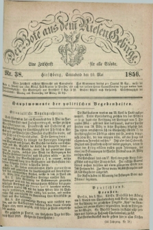 Der Bote aus dem Riesen-Gebirge : eine Zeitschrift für alle Stände. Jg.44, Nr. 38 (10 Mai 1856) + dod.