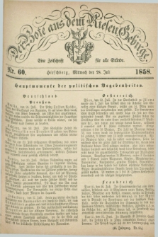 Der Bote aus dem Riesen-Gebirge : eine Zeitschrift für alle Stände. Jg.46, Nr. 60 (28 Juli 1858) + dod.