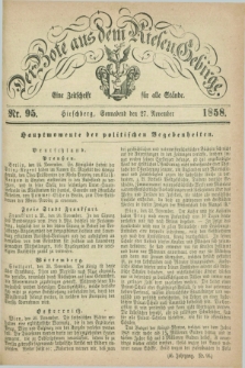Der Bote aus dem Riesen-Gebirge : eine Zeitschrift für alle Stände. Jg.46, Nr. 95 (27 November 1858) + dod.