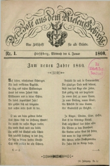 Der Bote aus dem Riesen-Gebirge : eine Zeitschrift für alle Stände. Jg.48, Nr. 1 (4 Januar 1860) + dod.