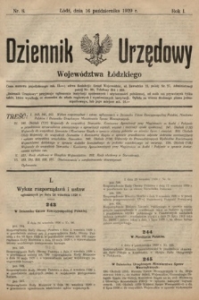 Dziennik Urzędowy Województwa Łódzkiego. 1920, nr 8