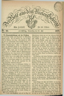 Der Bote aus dem Riesen-Gebirge : eine Zeitschrift für alle Stände. Jg.59, Nr. 86 (27 Juli 1871) + dod.