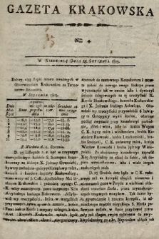 Gazeta Krakowska. 1805, nr 4