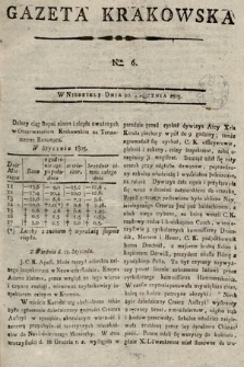 Gazeta Krakowska. 1805, nr 6