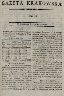 Gazeta Krakowska. 1805, nr 10