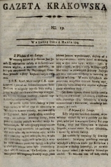 Gazeta Krakowska. 1805, nr 19