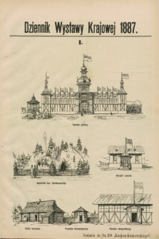 Dziennik Wystawy Krajowej. 1887, [nr] 1 (1 września)