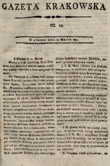 Gazeta Krakowska. 1805, nr 25