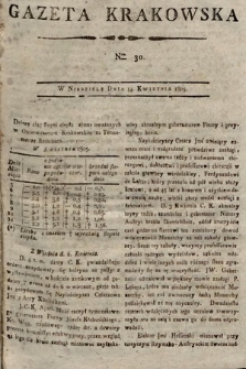 Gazeta Krakowska. 1805, nr 30